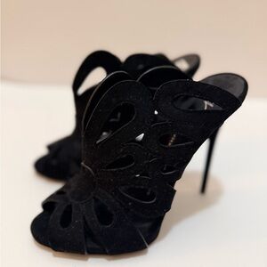 Giuseppe Zanotti Black Cutout Heels